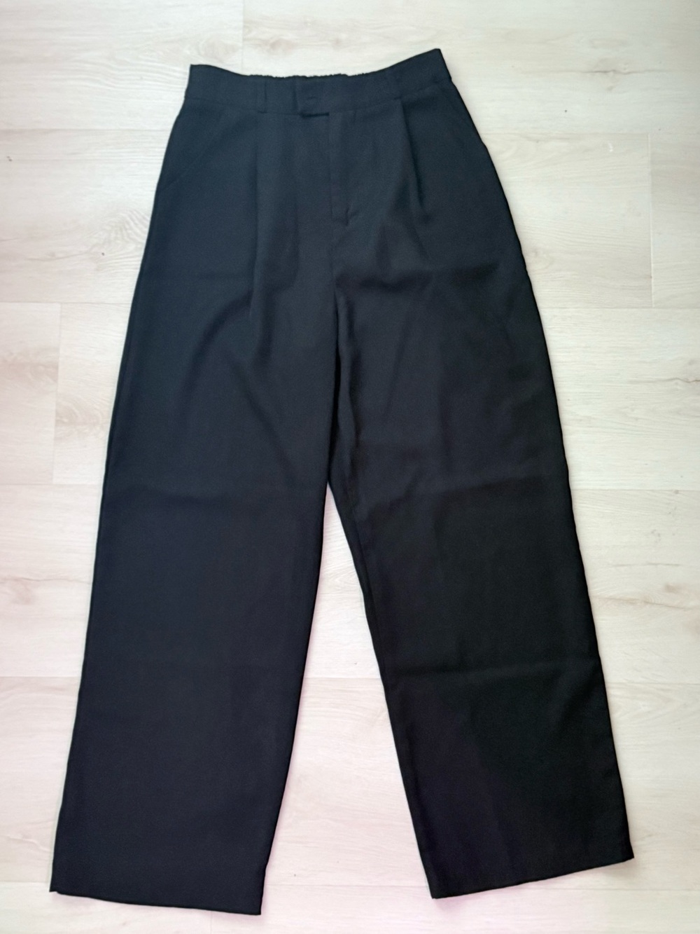 Black Wide-Leg Pants